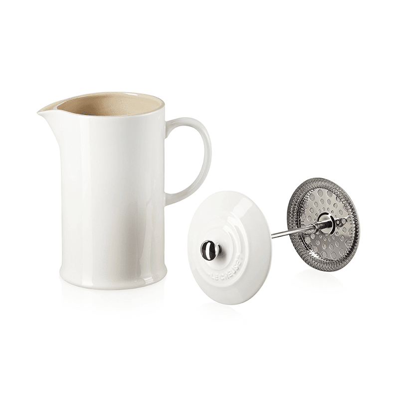 Stoneware Cafetiere, 1 litre, Meringue