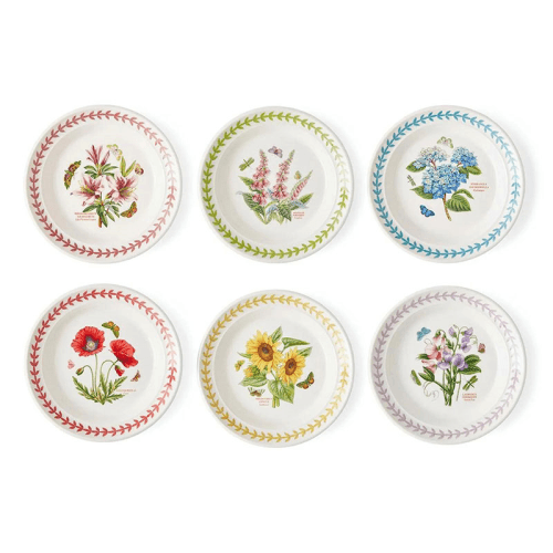 Image showing the Botanic Garden Meadow Set of 6 Side Plates, D16.5cm, Multi product.