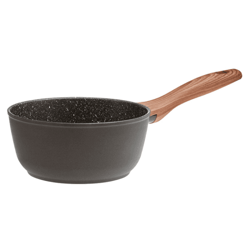 Image showing the Rock & Rose Saucepan, D18cm, Black product.