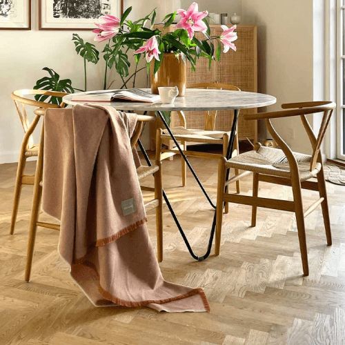 Image showing the Skyfall Throw, H130 x W190cm, Rusty Red product.