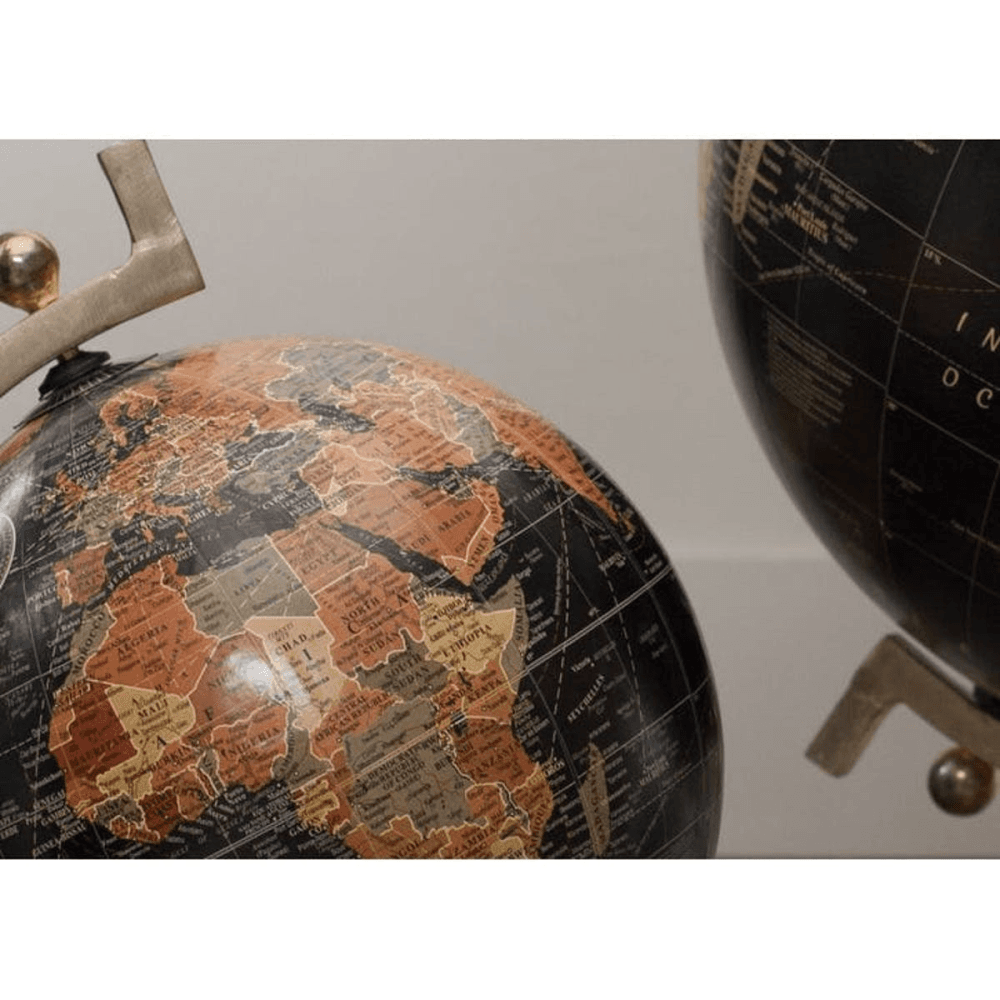 Ebu Decorative Globe, D32cm, Antique Brass