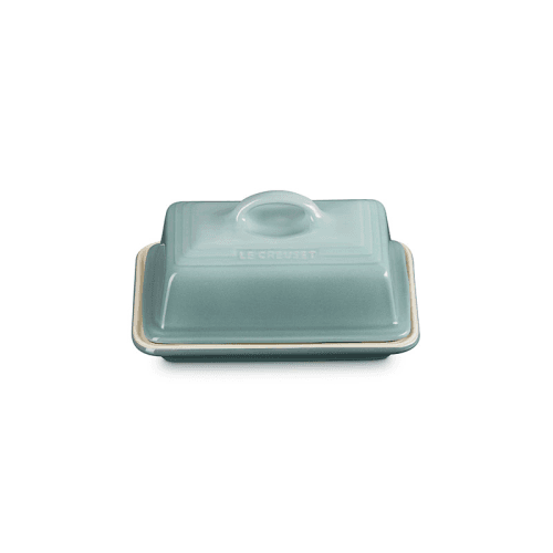 Image showing the Stoneware Butter Dish, 17cm, Sea Salt product.