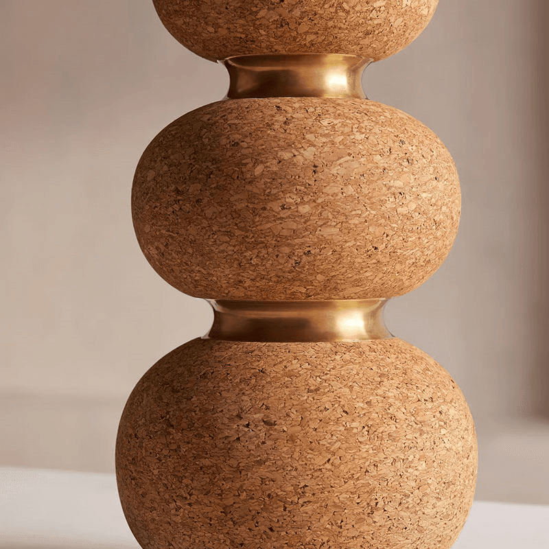 Naomi Table Lamp, H90cm, Brown