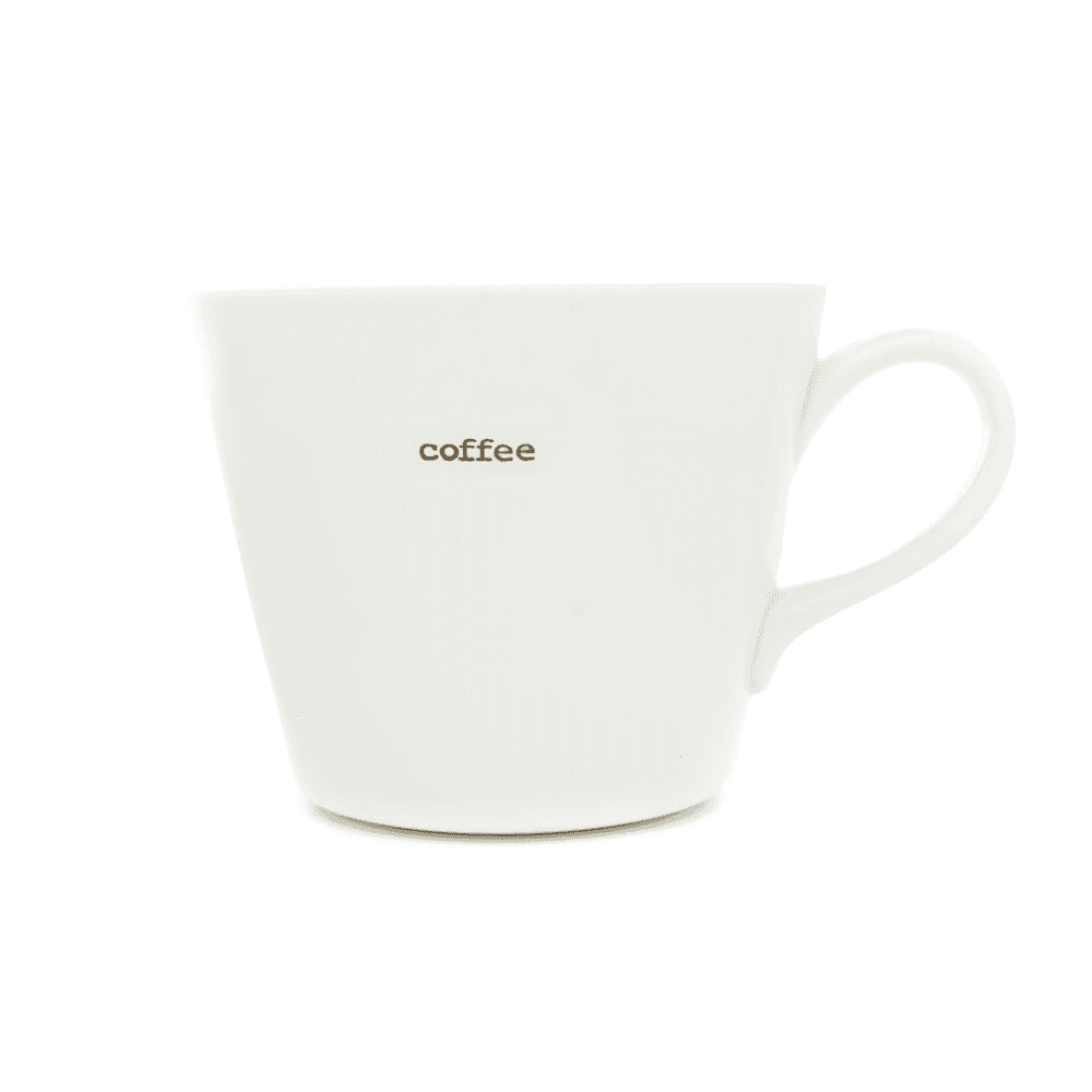 'Coffee' Bucket Mug, 350ml