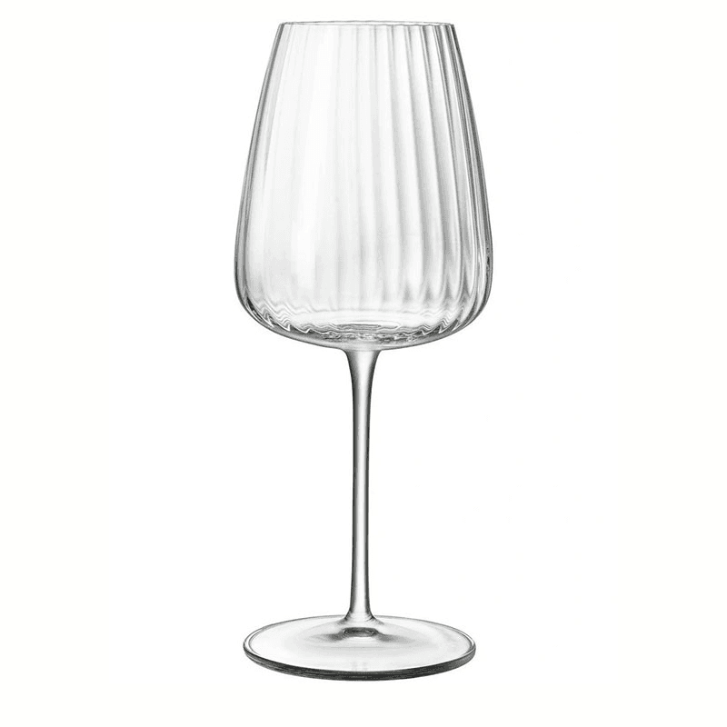 Optica Set of 4 Chardonnay Wine Glasses, 550ml, Clear