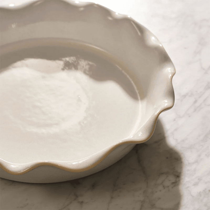 Bramley Pie Dish, D27cm, Reactive White