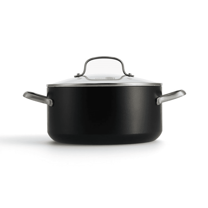 Copenhagen Non-Stick Casserole with Lid, 26, Black
