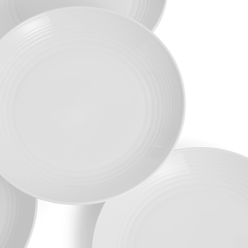 Gordon Ramsay Maze Set of 4 Plates, D22cm, White
