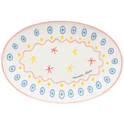 Image showing the Summer Bliss Oval Platter, D45cm, Multi product.