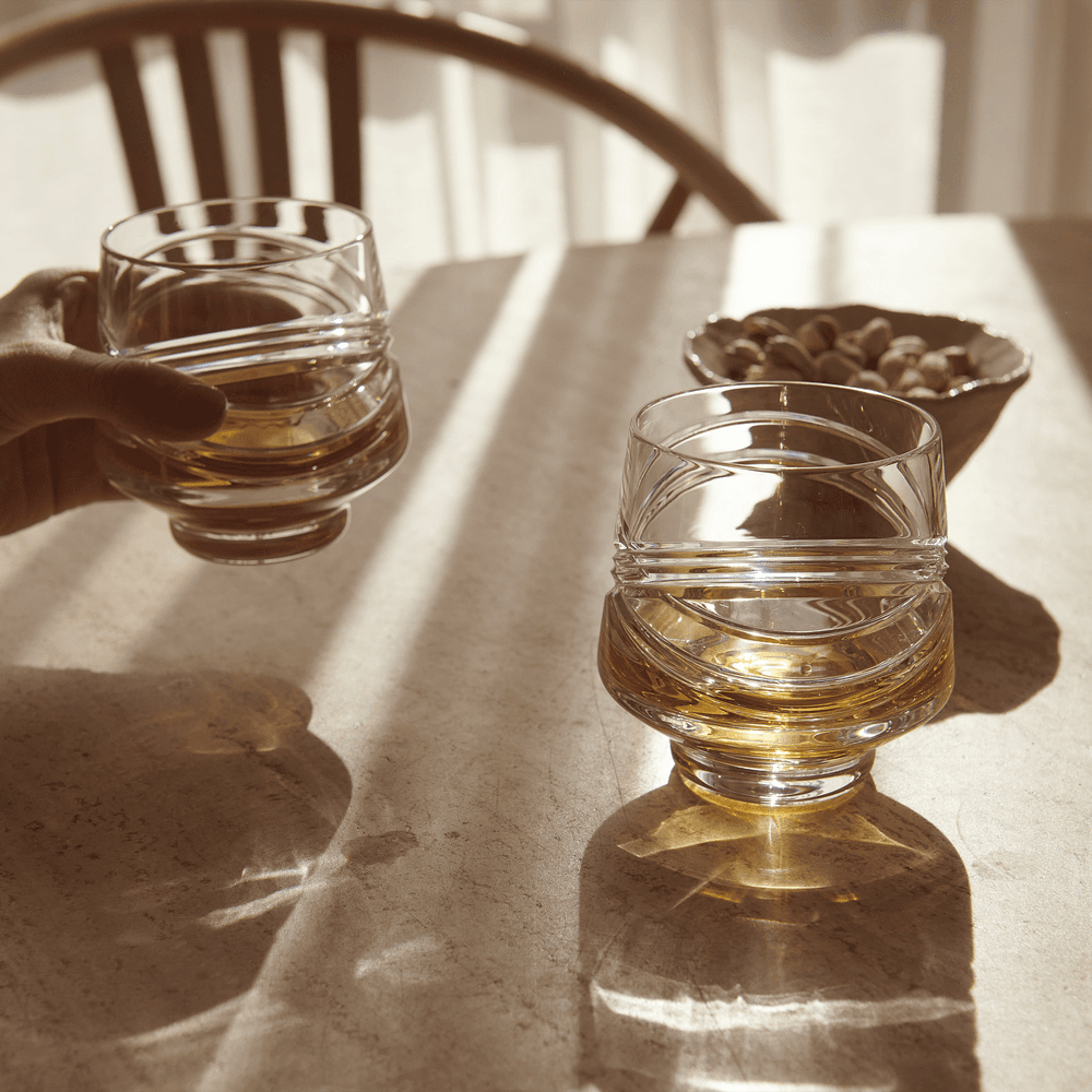 Aran Set of 2 Tumblers, 285ml, Clear