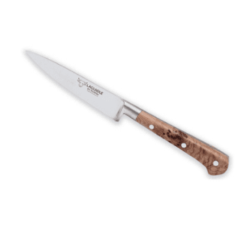 Laguiole Paring Knife, 10cm, Juniper Wood Handle