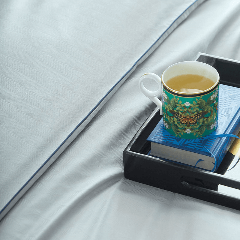 Folia Super King Duvet Set, Smoke