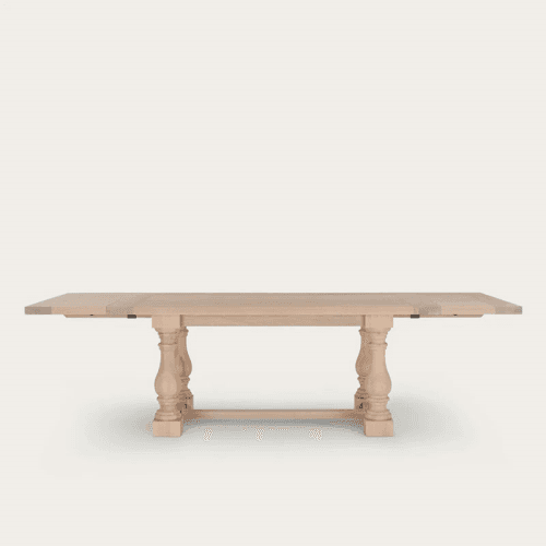 Image showing the Balmoral 6-10 Seater Extending Dining Table, Natural Oak product.