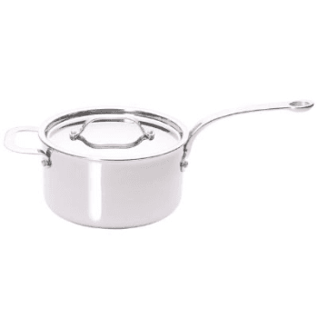 Image showing the Saucepan, Tri-Ply, Stainless Steel, 20cm product.