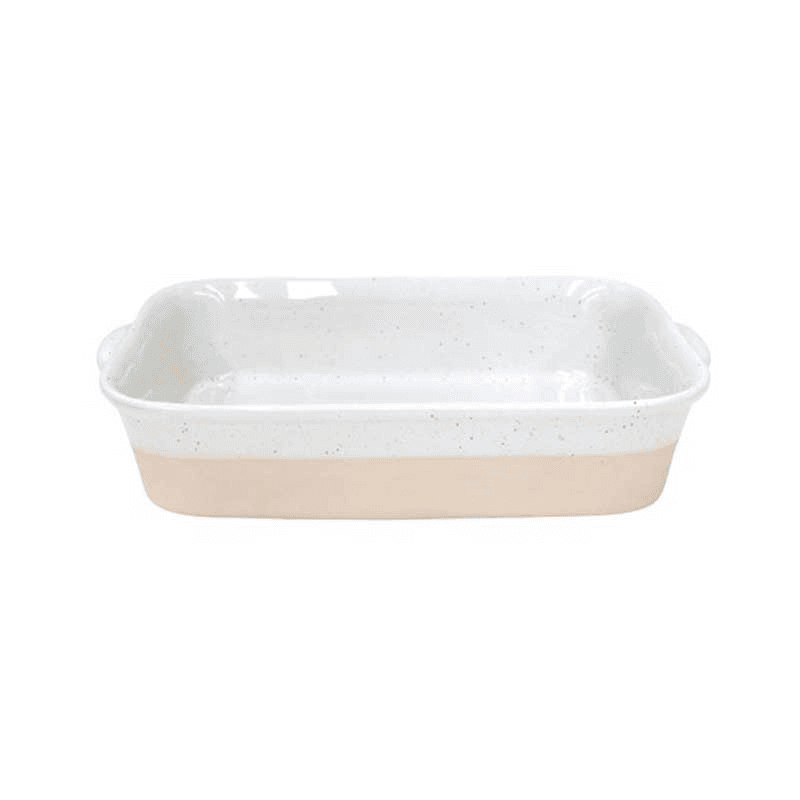 Fattoria Medium rectangular baker, L35 x W24 x H7cm, White