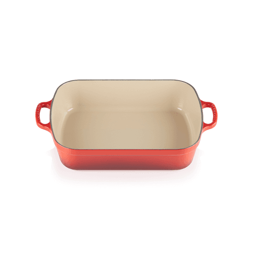 Image showing the Signature Cast Iron Rectangular roaster, 33cm - 4.9 litre, Cerise product.