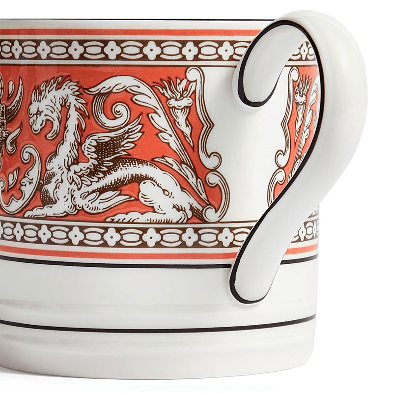 Florentine Mug, 326ml, Salmon