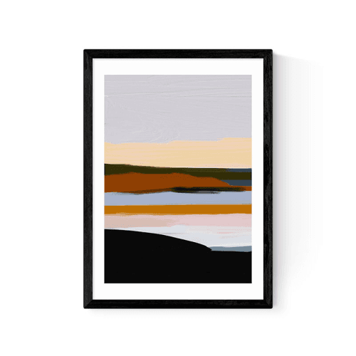 Image showing the Ana Rut Bre Peaceful Calm of Evening I Framed Print, 63 x 45cm, Multi product.