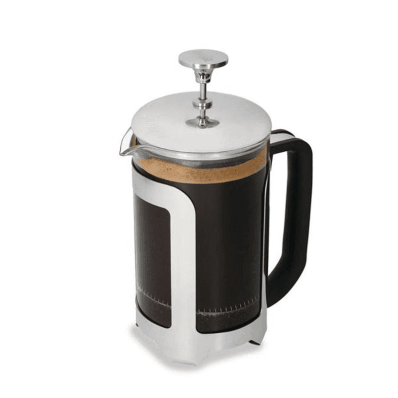 Roma Stainless Steel Cafetière, 6 Cup, Silver