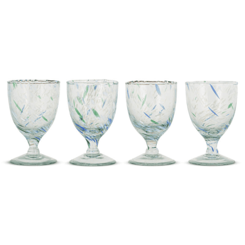 Image showing the Taja Set of 4 Glasses, 190ml, Sea Blue product.