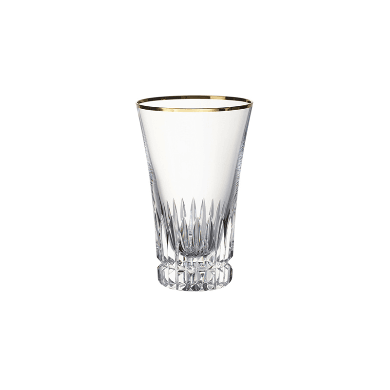 Grand Royal Gold Set of 2 Tall Glasses, 300ml, Clear