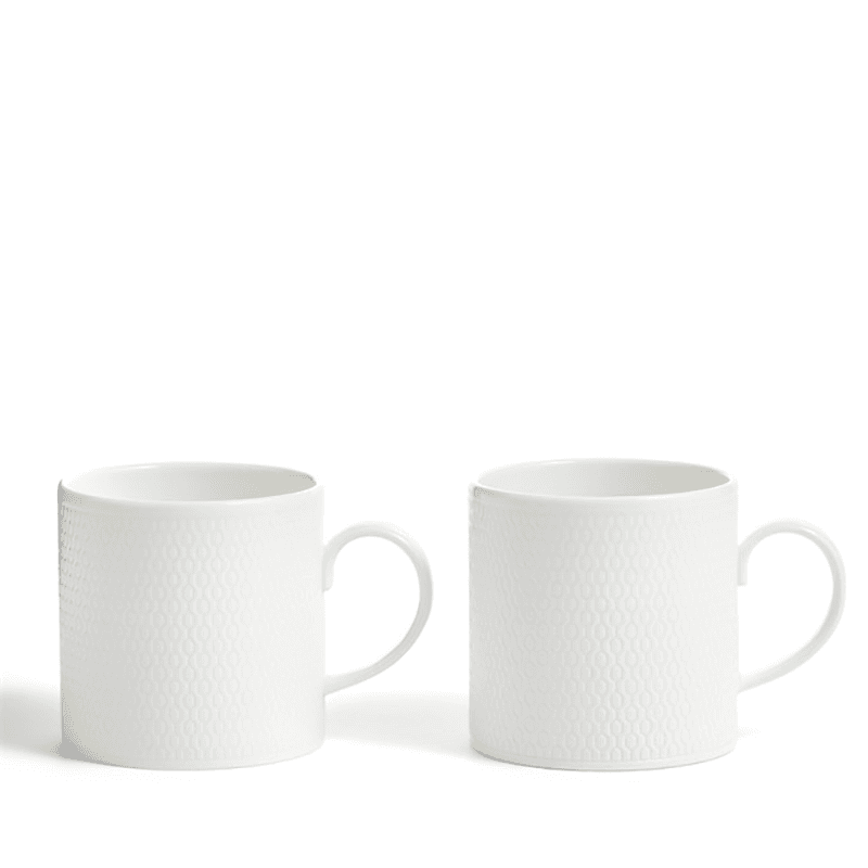 Gio Set of 2 Mugs, 293ml, White