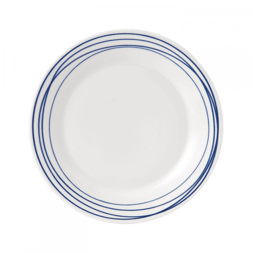 Image showing the Pacific - Lines Dessert plate, 23cm, Blue product.