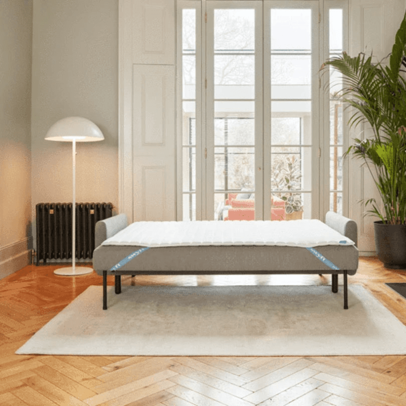 Model 04 3 Seater Linen Sofa Bed, Shadow