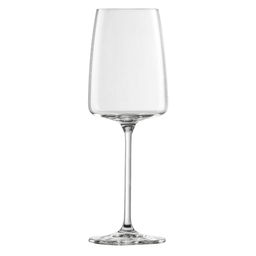 Image showing the Vivid Senses Set of 2 Crystal White Wine Glasses, 363ml, Clear product.