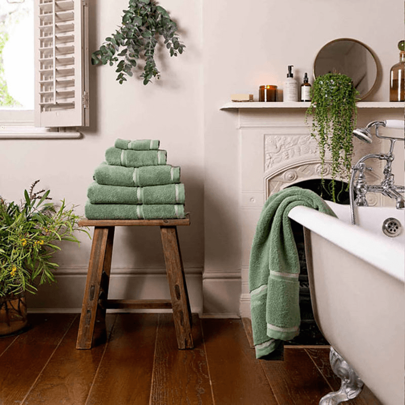 Hand Towel, Meadow Green