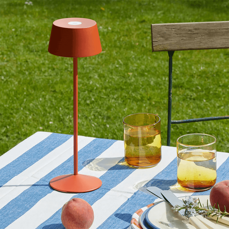 Scoon Rechargable Lamp, H32cm, Rust