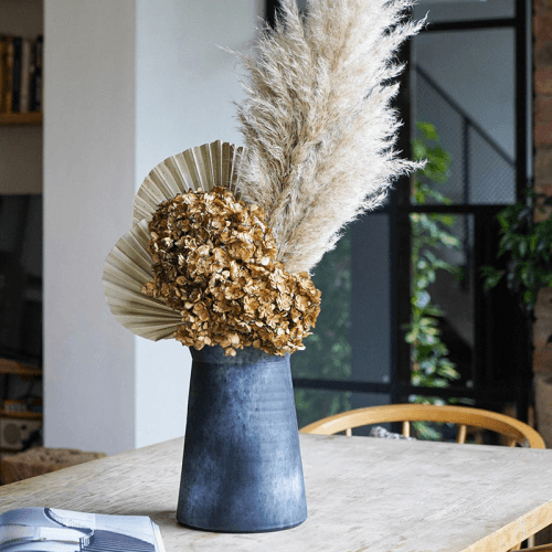 Image showing the Kew Eclectic Orangery Handthrown Vase, D30cm, Basalt product.