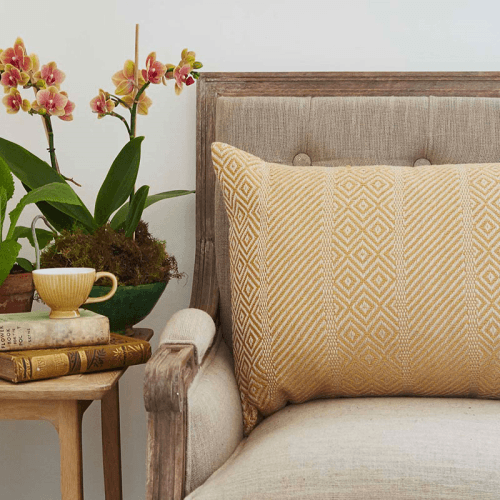 Image showing the Minerva Cushion, 40 x 60cm, Gold product.