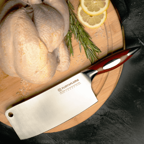 Image showing the Cleaver, Rosewood, 8" product.