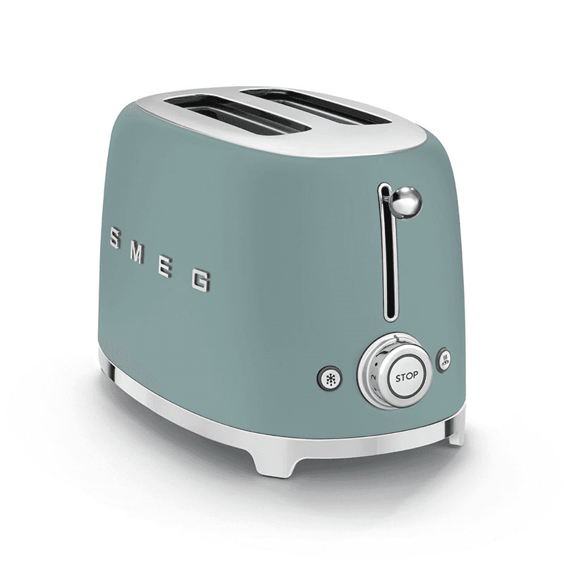 50's Style 2 Slot Toaster, Emerald Green