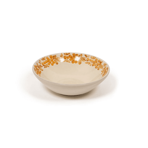 Image showing the Vine Bowl, D23cm, Tan and Mustard product.