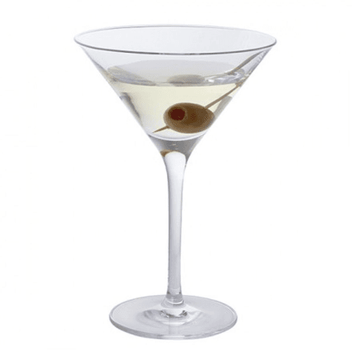 Image showing the Wine & Bar Pair of Martini Glasses, 240ml, Clear product.