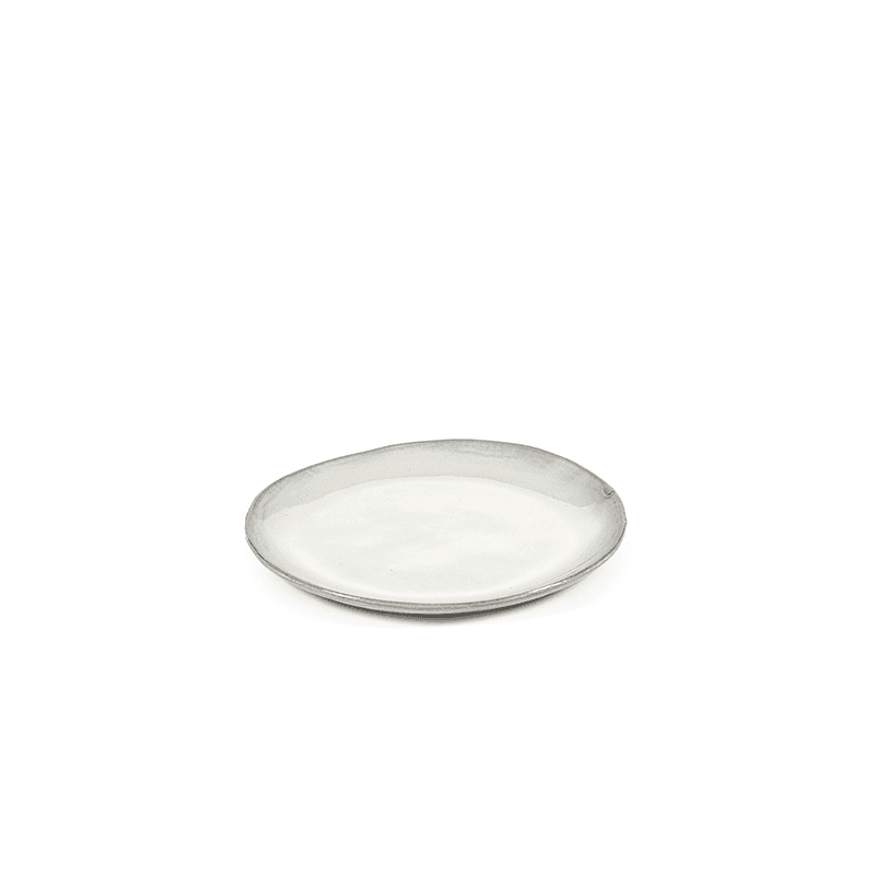 La Mère Set of 2 Plates, D18cm, Off White