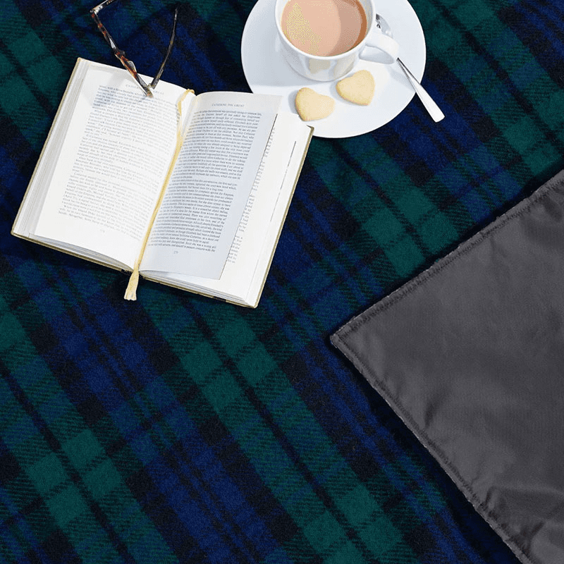 Eventer Picnic Rug, 137 x 170cm, Black/Blue