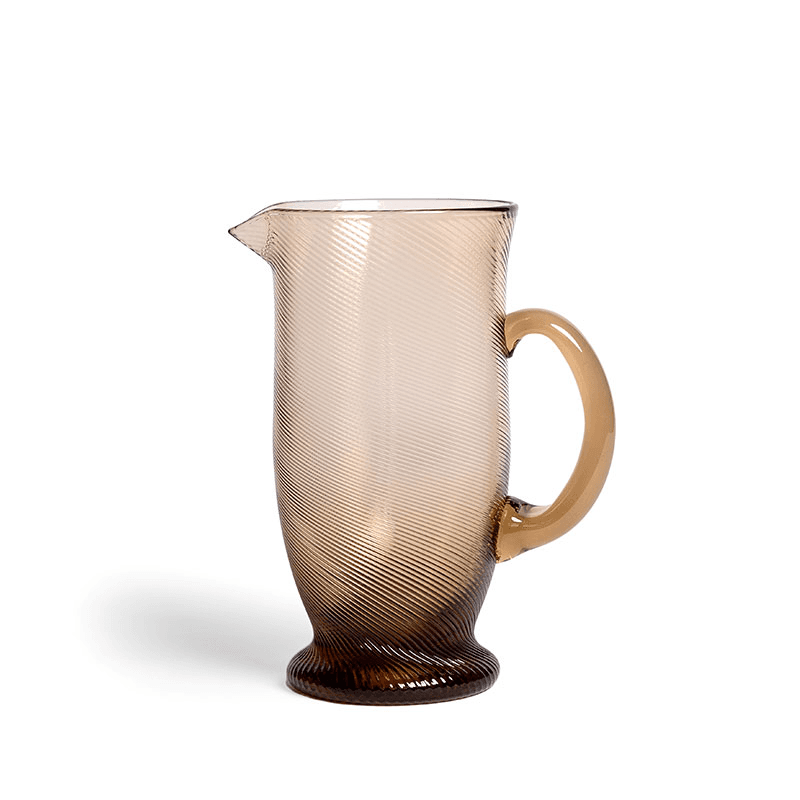 Spiral Pitcher, 1.1l, Chestnut Brown