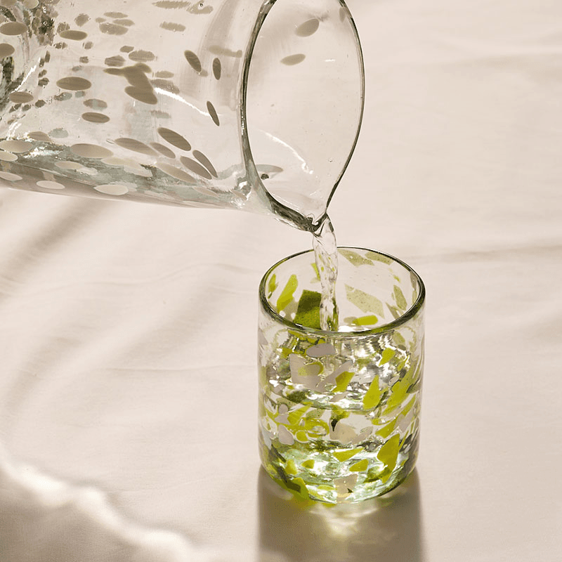 Jardin Set of 4 Tumblers, 350ml, Green