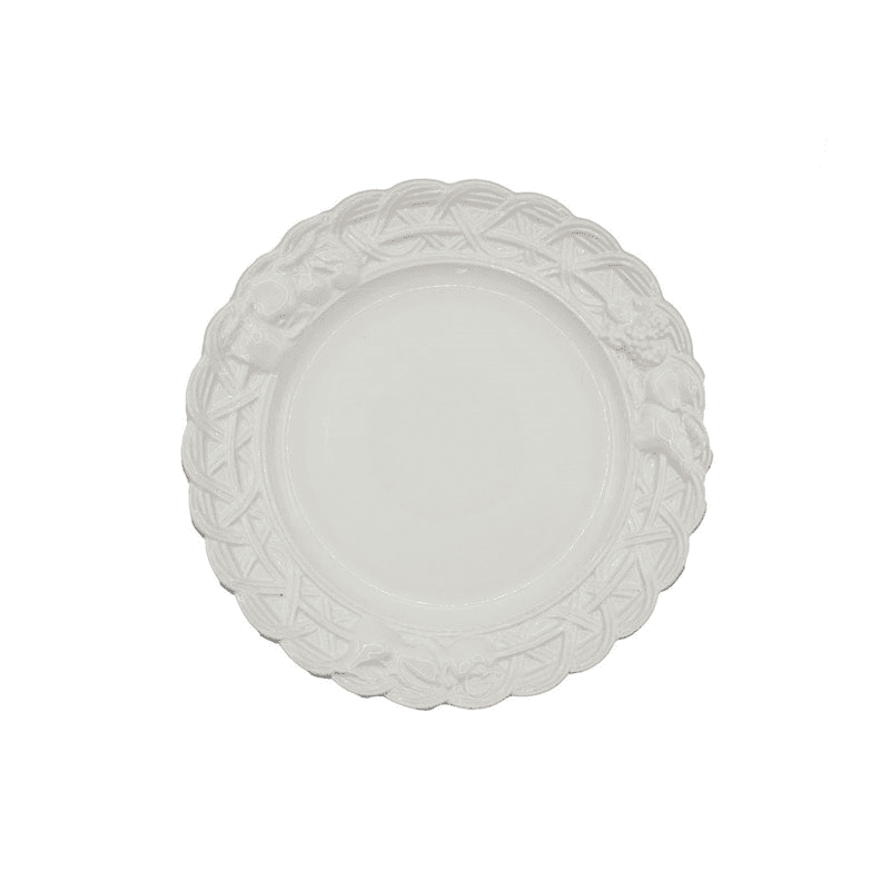 Tutti Frutti Set of 4 Dinner Plates, D26cm, White