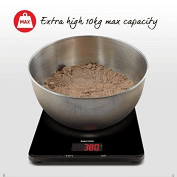 Glass Digital kitchen scale, Black