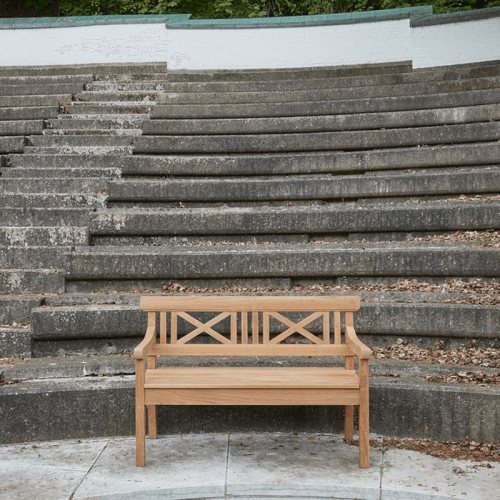Image showing the Drachmann Bench, W129 x D58 x H86cm, Teak product.
