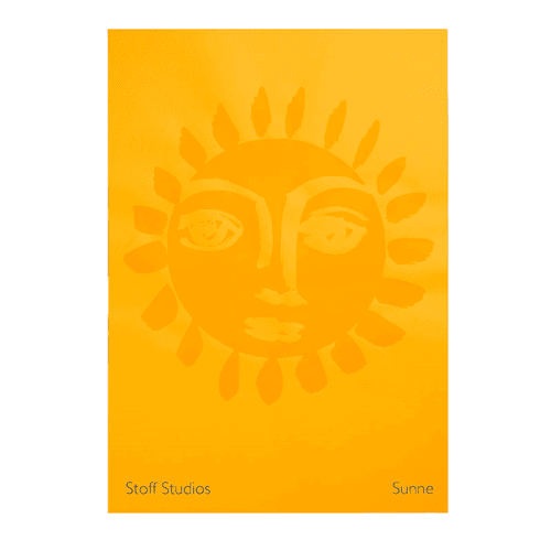 Image showing the Sunne Print, 60 x 42cm, Lemon product.