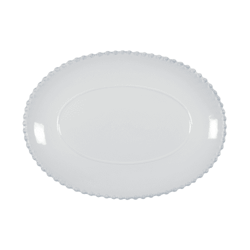 Image showing the Pearl Oval Platter, 33cm, White product.