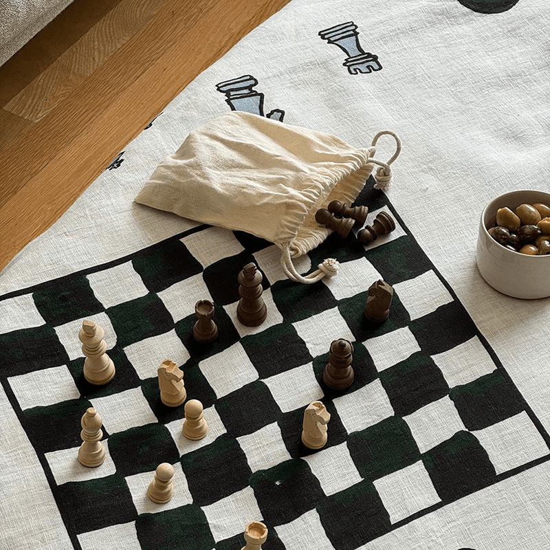 Games Tablecloth, 240 x 140cm, Multi