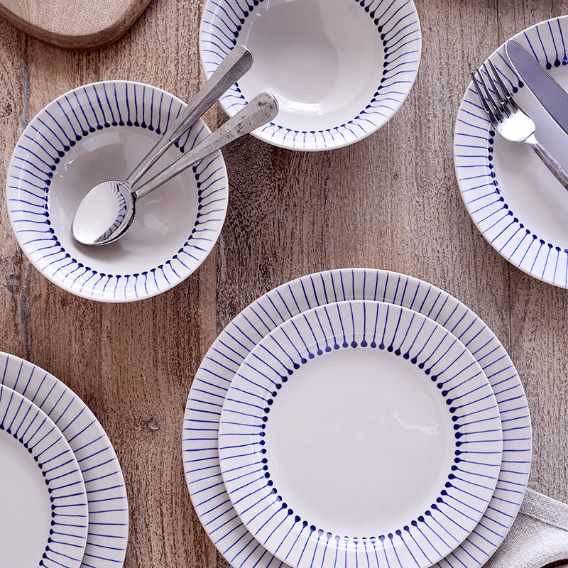 Iba Dinnerware Set, Indigo