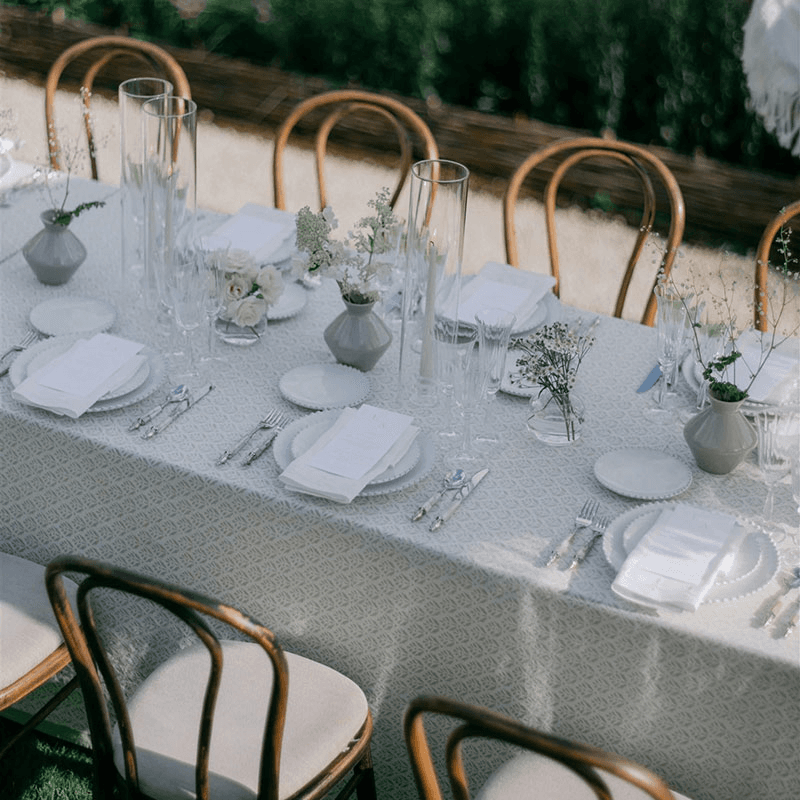 Esme Tablecloth, 235 x 335cm, Sage Green