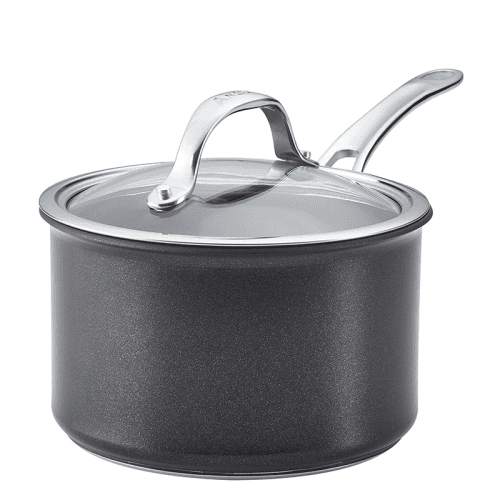 Image showing the Anolon X Saucepan, 18cm, Black product.